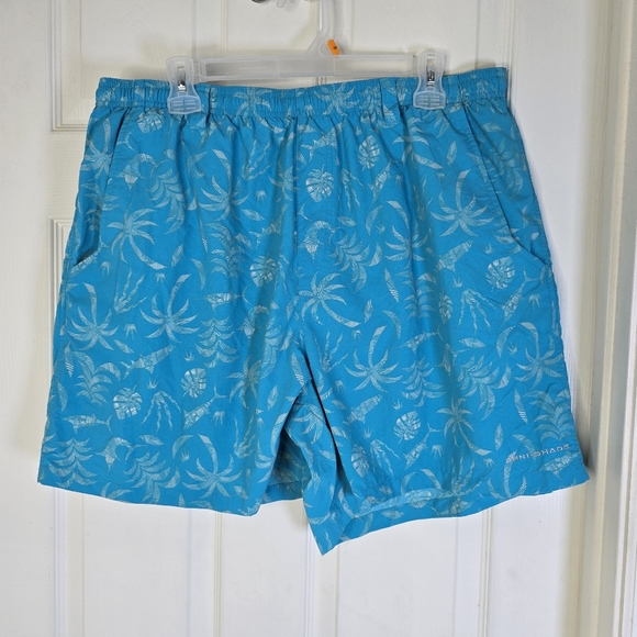 Columbia Other - Columbia Umnishade SPF 50 Blue‎ Lined Mens Swim Trunks Pockets XL